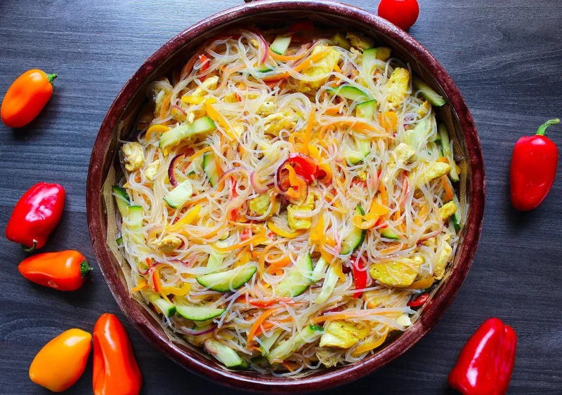 Фунчоза с курицей