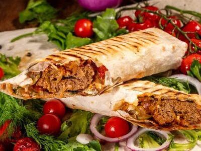Люля из баранины в лаваше